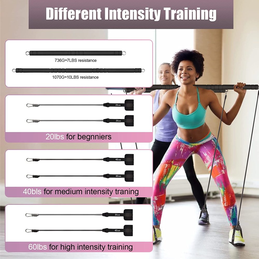 Pilates Bar Kit with Resistance Bands: image 5